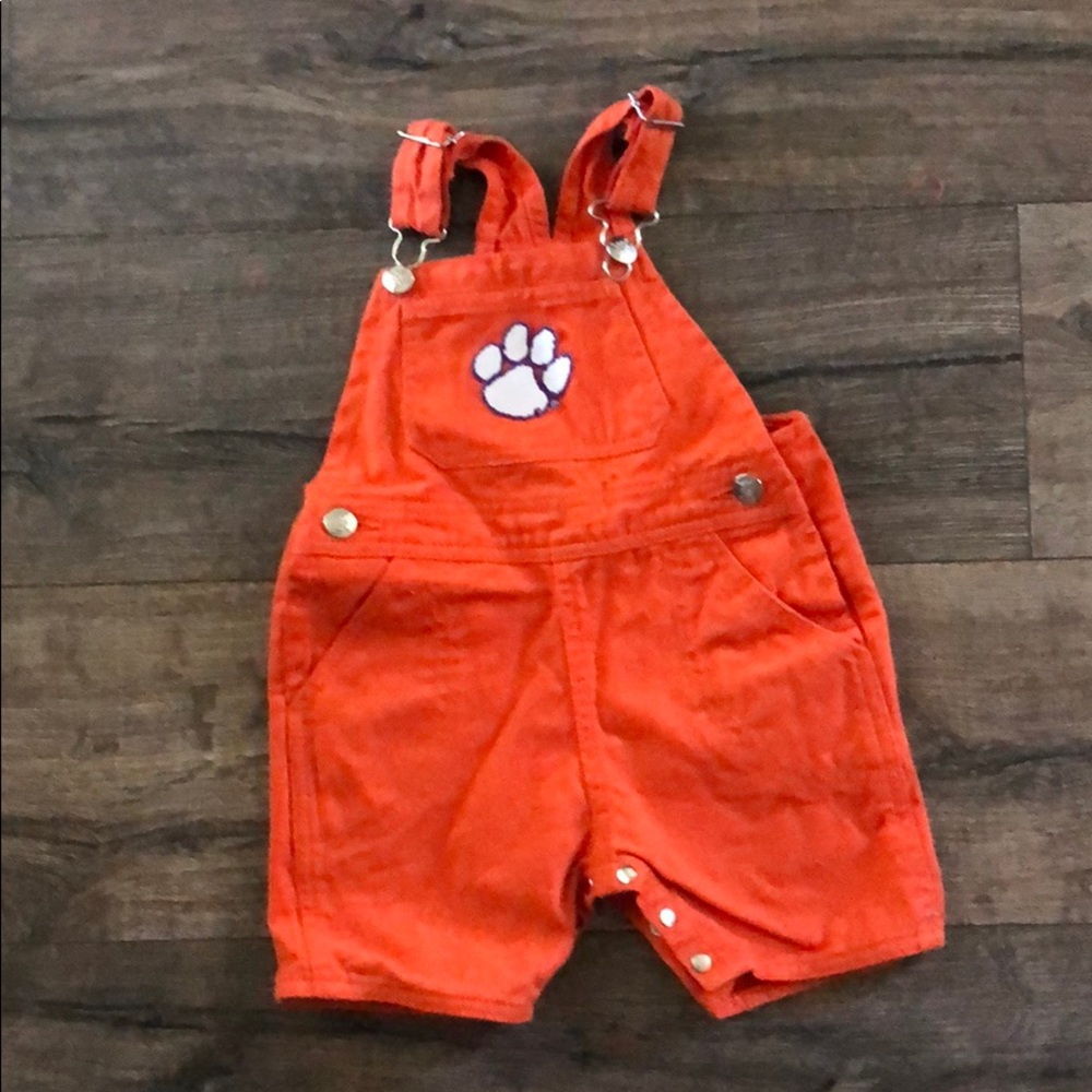 Clemson toddler overalls! Worn only once.